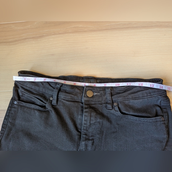 Uniqlo Black Skinny Jeans - Sz 28 - Picture 2 of 8